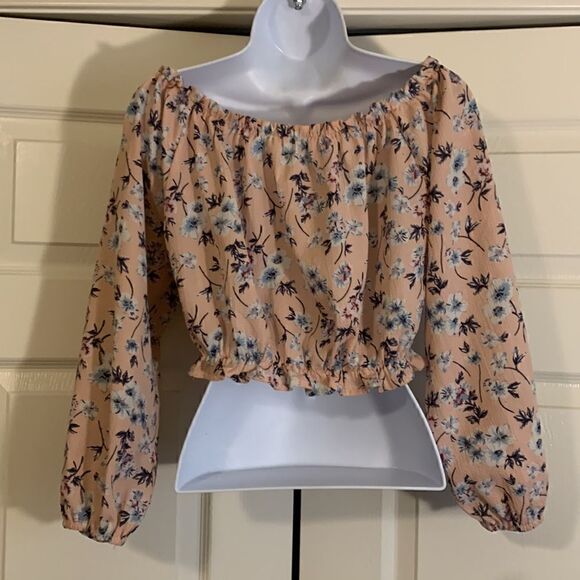 ROMWE, crop top, long sleeve, medium, like new - Picture 5 of 11